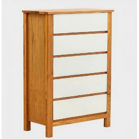 Oak 01 : Tủ Gỗ Sồi + 5 Ngăn Kéo Đứng